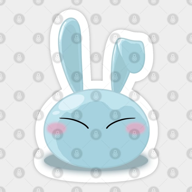 Slime Rimuru Tempest (Easter Bunny) Sticker by EaglePrimeDsign